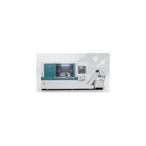 Dual Station Precision CNC Horizontal Lathe Machine Inclined Bed