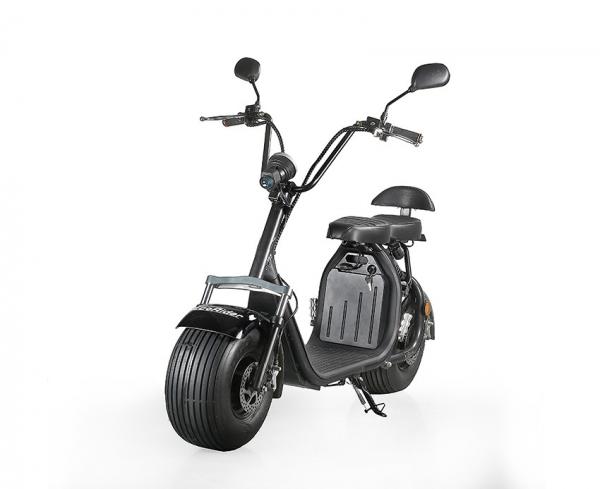 Cheap EcoRider 2 Wheel Electric Scooter Big Battery Power 60v 1500w Front Shock Absorber Citycoco for sale