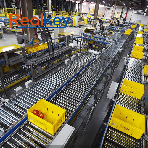 Quality High Reliability Automatic Roller Conveyor System Customizable Length wholesale