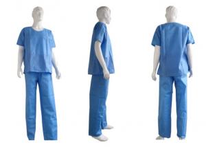 Quality SMS Medical Hospital Patient Gown ISO13485 Certificate wholesale