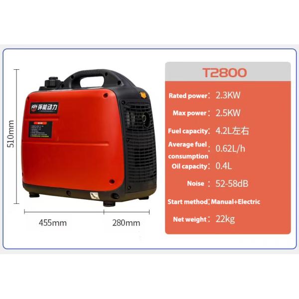 Inverter Gasoline Generator 1KW 2KW 2.5KW 3KW 4KW Digital Variable Frequency Silent Generator