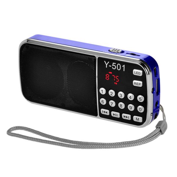 Cheap USB Bluetooth Portable Radio Player With 3.5mm Audio Input TF Card Function for sale