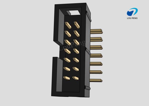 IDC Header connector, PCB Mount Receptacle, Board-to-Board, 2x7 Position, 2.0mm