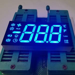 Quality Custom 3 Digit 7 Segment LED Display Ultra Blue Common Anode for Refrigerator Controller wholesale