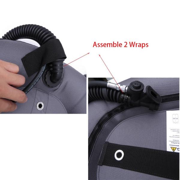 Compatible Flexible Spiral Hose Diving Sidemount BCD Corrugated Hose Air Way