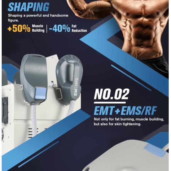 2025 Newest professional 2 in 1 ems body sculpting inner ball roller lymphatic drainage electromagnetic ems fitness machines