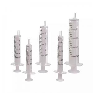 Quality 2 Part Disposable Sterile Syringe Injection Syringe 2mL / 3mL / 5mL / 10mL / 20mL Plastic wholesale