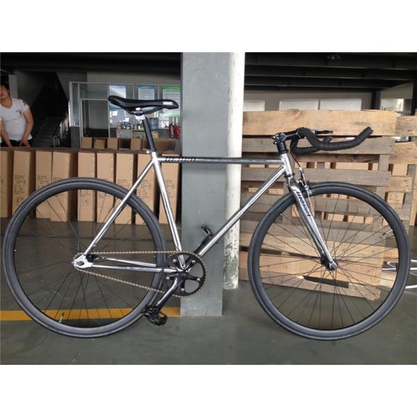 700C Single Speed Flip Flop Fixie Bike with Hard Frame 11kg OEM Customize Chrome