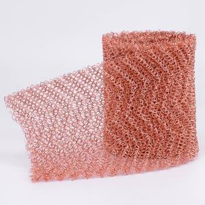 China Red copper mesh filter, column mounted, wire mesh filter for distillation on sale