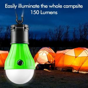 Quality Tent Lamp Portable LED Tent Light Clip Hook Hurricane Emergency Lights LED Camping Bulb Camping Tent Lante wholesale