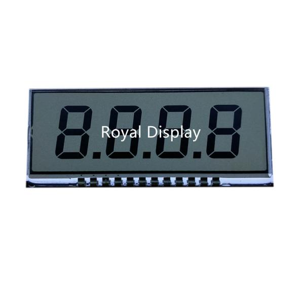 Cheap Custom Digit Segment Odometer VA Transparent LCD Screen Display White LED Backlight for sale