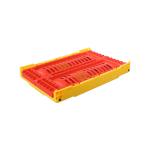 PP Plastic Stackable Folding Storage Crate With Handle