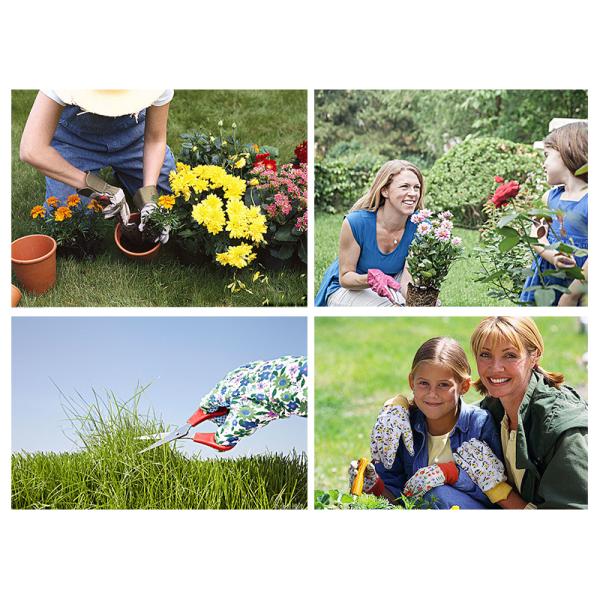 Garden T/C Gloves with Spandex for and Strengthness Made of 8-12 Cotton Material