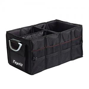 China Topfit Folding Trunk Organizer Box, Durable Collapsible Cargo Storage For Car, SUV, Van on sale