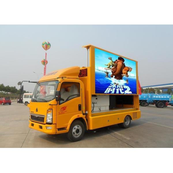 High Resolution P5 LED Truck Display Large Digital Billboard Mobile Panel SMD3528