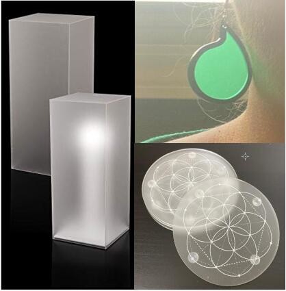 White Frosted Acrylic Sheets Cast Plexiglass Sheets 36 X 48