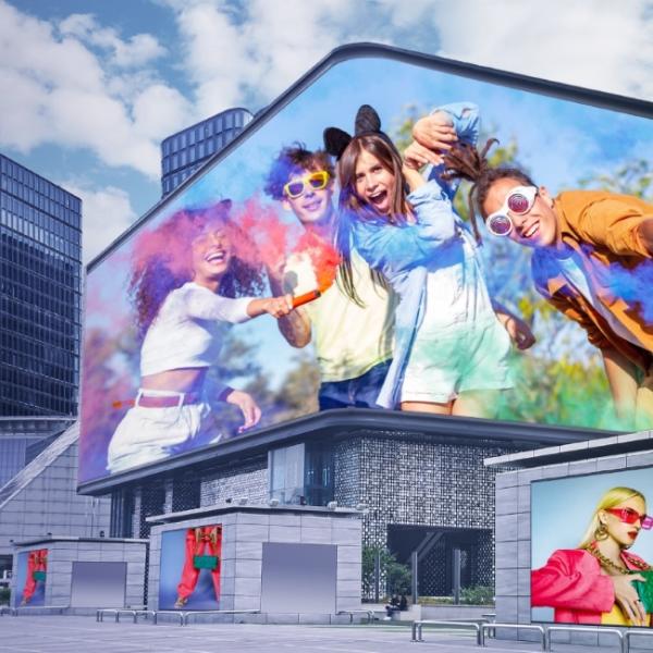 VisionForge Ultra-Light Smart LED Modules 45° Splicing with Max/Avg Power 1000/320w/m2 IP Rating IP67