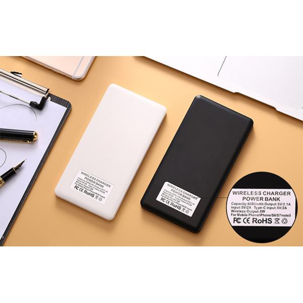 Portable Wireless Power Bank 6000 mAh Safety Circuit Protection With MCU Control