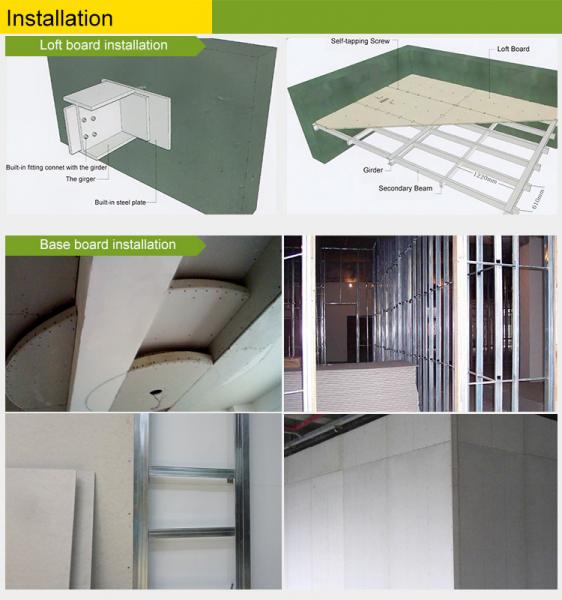 Slab Floor Panel Calcium Silicate Board With Fireproof
