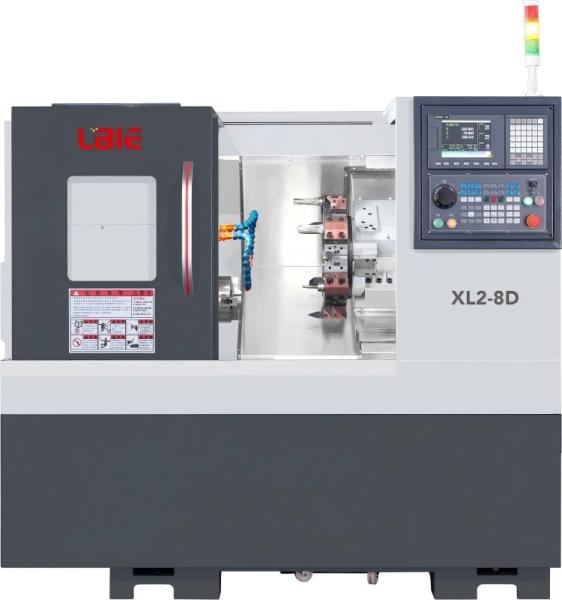 Cheap Slant Bed CNC Turret Lathe With C Axis Live Tooling Collet Chuck for sale