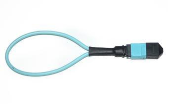 Cheap OM3 Optical MPO Loopback Connector For Manufacturing Test Troubleshooting for sale