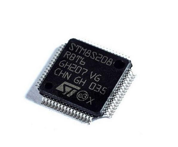 Cheap MCU 24MHz, 8-Bit MCU LQFP-64 STM8S208R8T6 Suitable for smart door lock and fingerprint lock scheme for sale