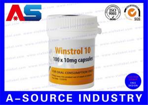 Quality Create Prescription Peptide Plastic Pill Bottle Label 80*30 mm Size Embossed wholesale
