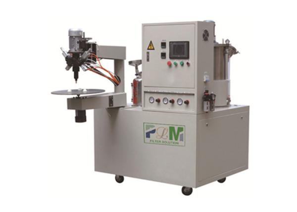 Cheap Max OD 450 mm Filter End Cap Gluing Air Filter Making Machine for sale