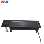 With Wireless charger hidden table motorized power socket with EU power plug