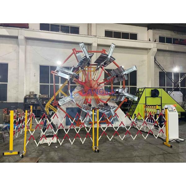 16-32mm Plastic Pipe Coiler With Wrapping Machine For HDPE Corrugated Pipe