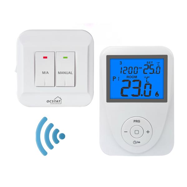 Riseem 868 MHz Remote Control Programmable Room Thermostat For Temperature Control