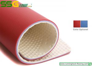 Quality Thin Plastic PVC Vinyl Flooring Tiles / Club Or Gym Rubber Flooring Mats wholesale