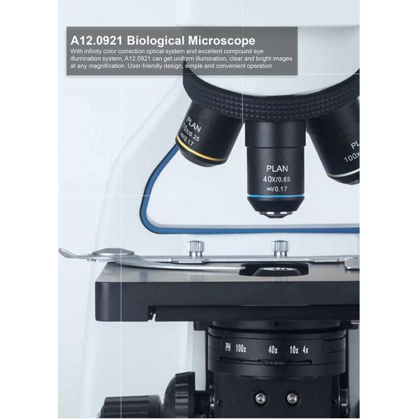 OPTO-EDU A12.0921-T Nueva luz LED binocular avanzada biologico microscopio de laboratorio