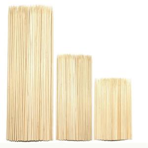 Quality Lightweight Long Bamboo Skewers Portable Bamboo Barbeque Skewers Customizable wholesale