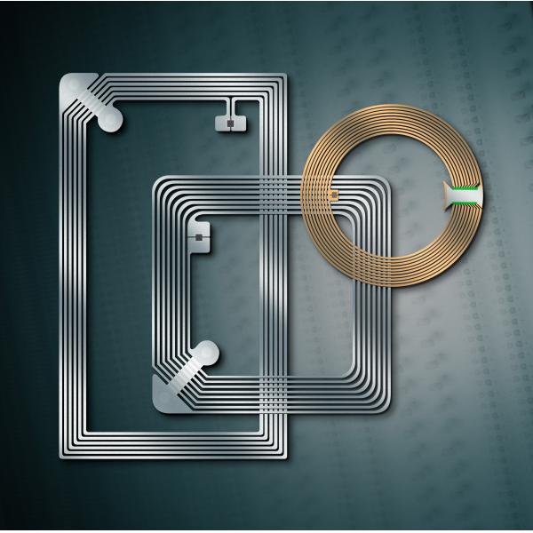 Clamshell T5577 White Contactless Smart Card ID 125khz Rfid Card For Control System