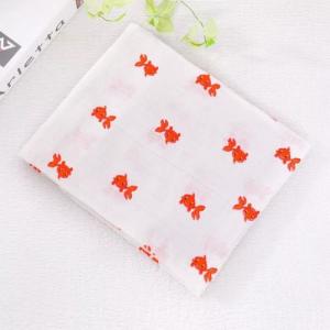 Quality Exquisite Muslin Receiving Blankets Double Layers Baby Classic Pattern wholesale