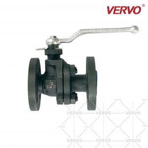 Quality 150LB 2 piece Ball Valve A105 Forged Steel Flange Ball Valve Two-Piece Integrated Plate-Type Soft Seal Full Size wholesale
