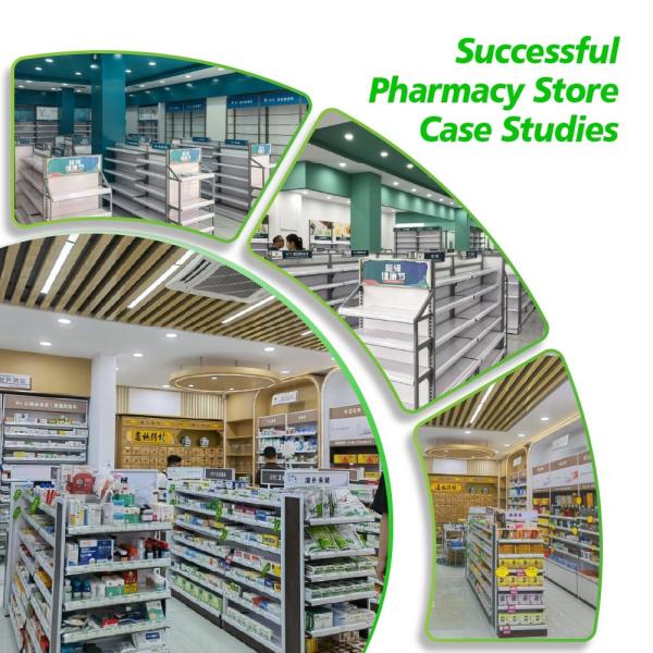 JYaS-YS-07 Eco-friendly Pharmacy Entrance Corner Cashier with Ultra-Clear Glass and Optimized Display