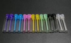 China 0.5ml 1ml 2ml 3ml test perfume bottles glass perfume vial, test sample bottle, Essential oil sample bottles on sale