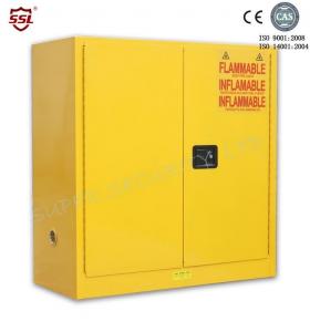 Quality Lab Safety Flammable Liquid Storage Cabinet With Paddle Lock , Hazardous Storage Cabinets wholesale