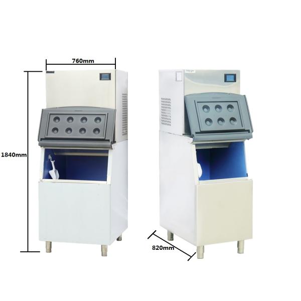 Durable Crescent Ice Machine Low Breakdown Rate 1 Year Warranty 220V