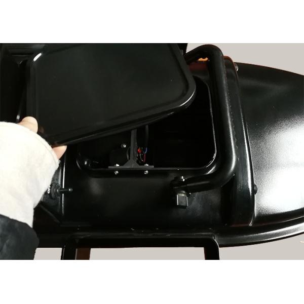 Black radio controlled bait boat ABS engineering plastic hull boat OEM / ODM