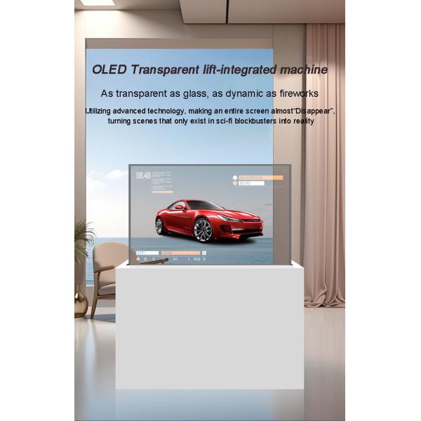 Sleek See Through OLED Display Touchscreen OLED Clear Display