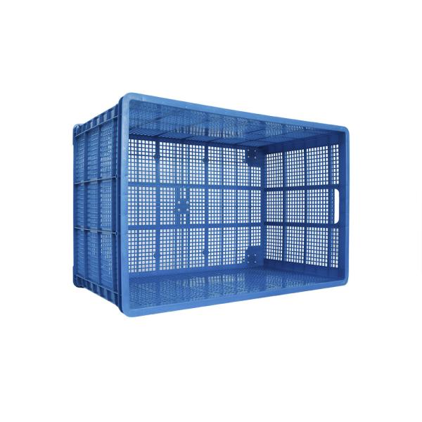 Cheap Plastic Stackable Nestable Crates OEM Eco Friendly Strong Loading Capacity for sale