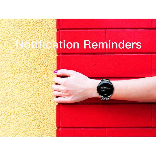 BLE 5.2 Waterproof Fitness Tracker Watch Pedometer Distance Calories For Women