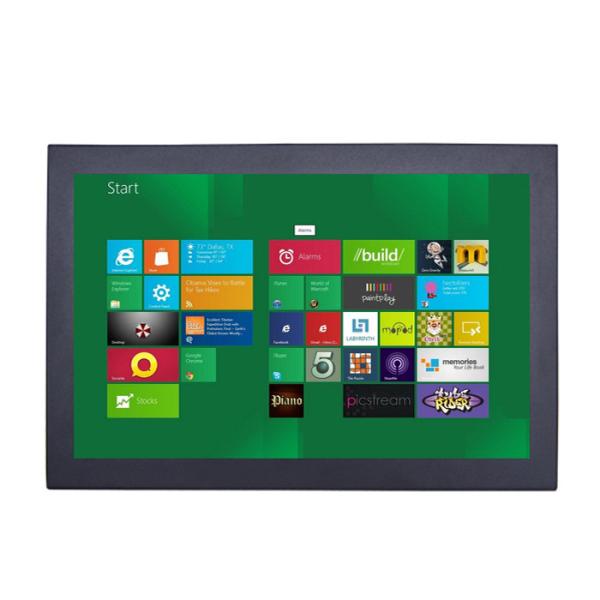 Cheap 17.3 inch industrial chassis LCD touchscreen monitor displays with VGA,DVI, HDMI input for industrial control for sale