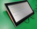 Onwall mount 10 inch IPS display monitor with LED Indication bar for Conference