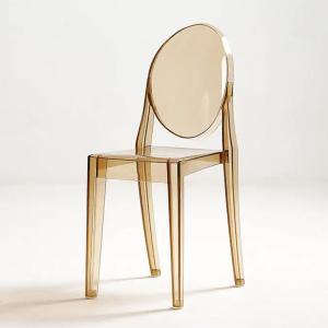 Nordic Plastic Chiavari Chairs Polypropylene Acrylic Black Chiavari Chair