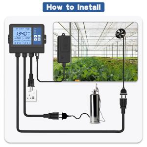 Temperature Planting Greenhouse Co2 Controller Regulators Fan Programmable