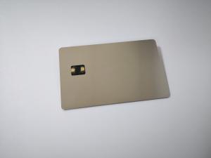China RFID Smart Credit Card Contact IC Contactless NFC Chip Metal Writable on sale